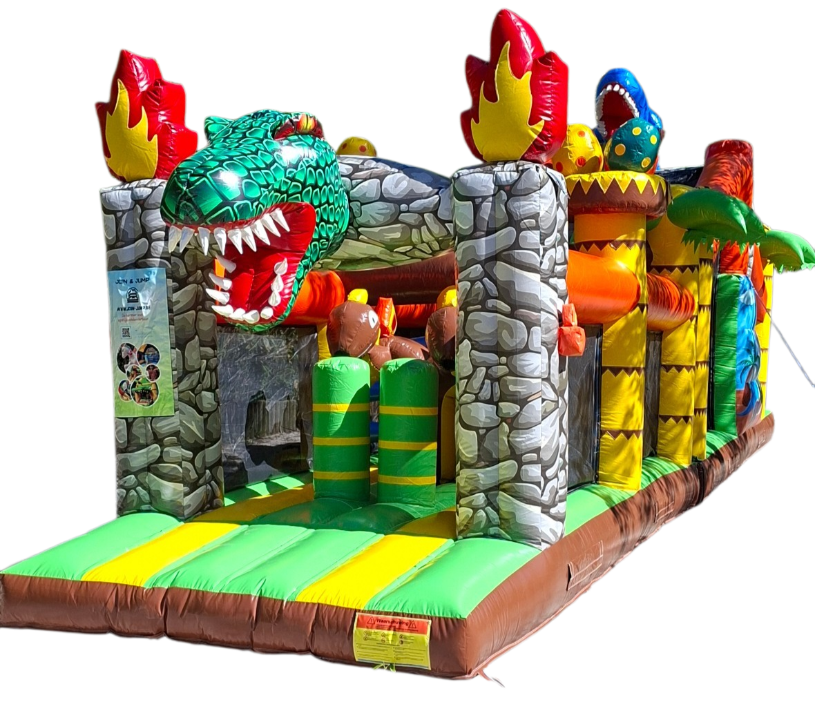 Springkasteel Dino land