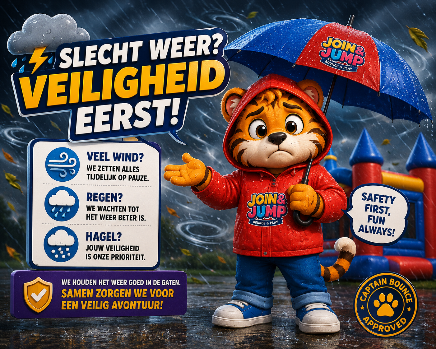 Slecht weer garantie