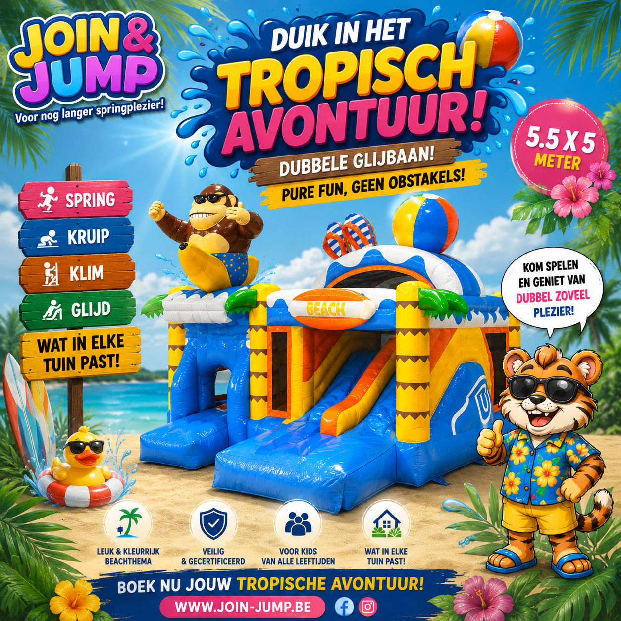Springkasteel Summer