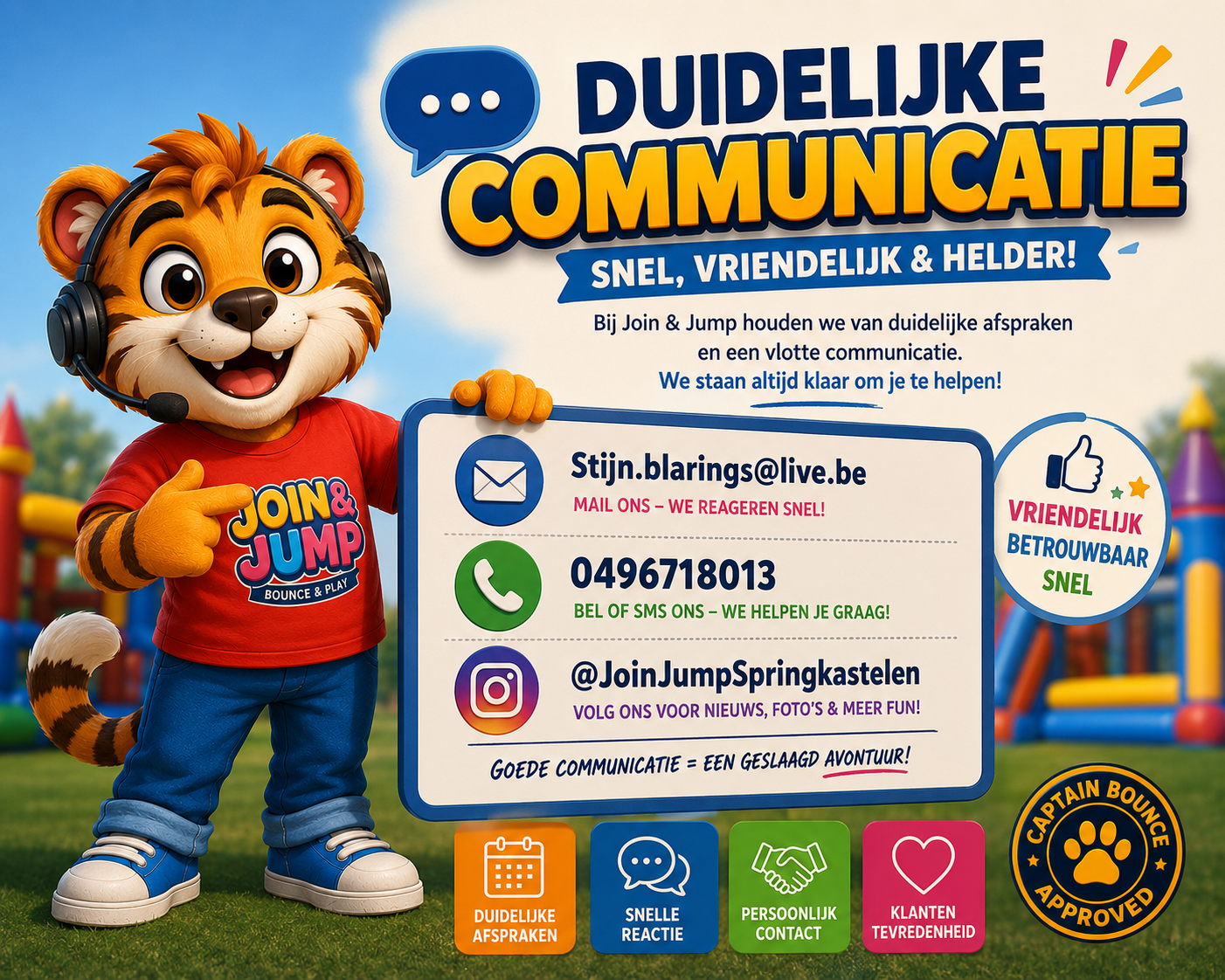 Duidelijke communicatie: